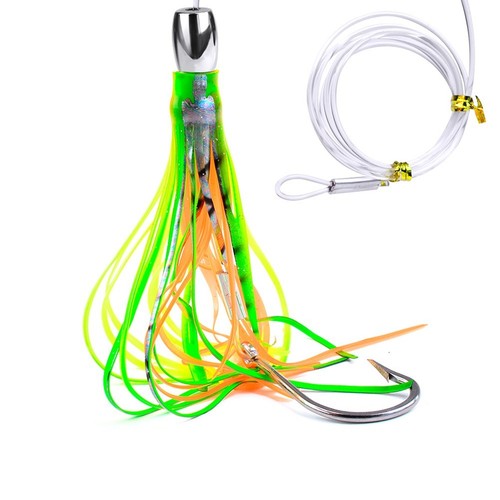 Pour Marlin Pour Espadon Calmar Leurre Jupe Marlin Leurre Mat??riaux de Haute Qu - Photo 10/31
