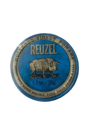 Reuzel Blue Pomade Strong Hold Water Soluble 3-1.3oz Tins total 3.9oz-high shine