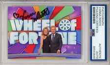 VANNA WHITE WHEEL OF FORTUNE SIGNED GAME SHOW PHOTO PSA DNA COA AUTOGRAPHED