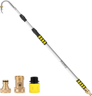 #ad 20FT Reach Gutter Cleaning Tools Telescopic Rain Gutter Cleaners Tool $87.39