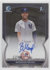 2023 Bowman Chrome Prospect Auto Brandon Mayea #CPA-BMA Auto 6fs