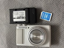Olympus Stylus XZ-10 Compact Digital Camera with Charger SD Card From Japan