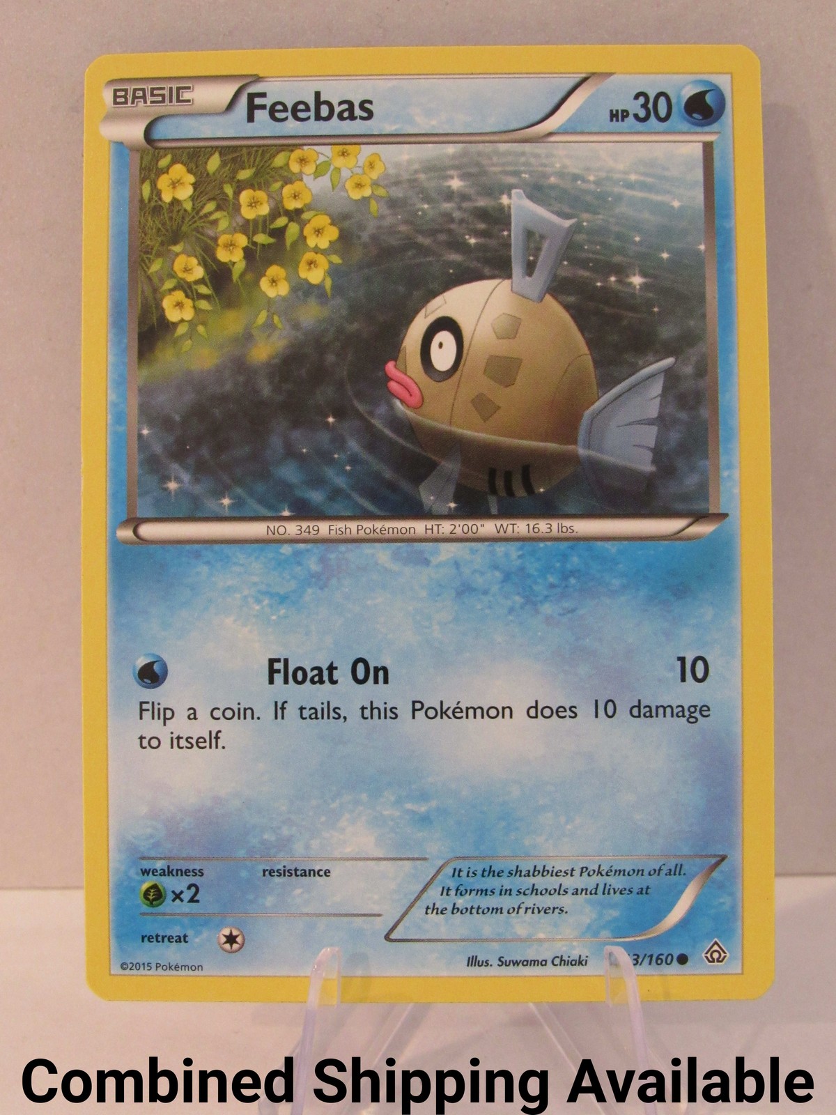 Feebas 43/160 XY - Primal Clash NM English 16670