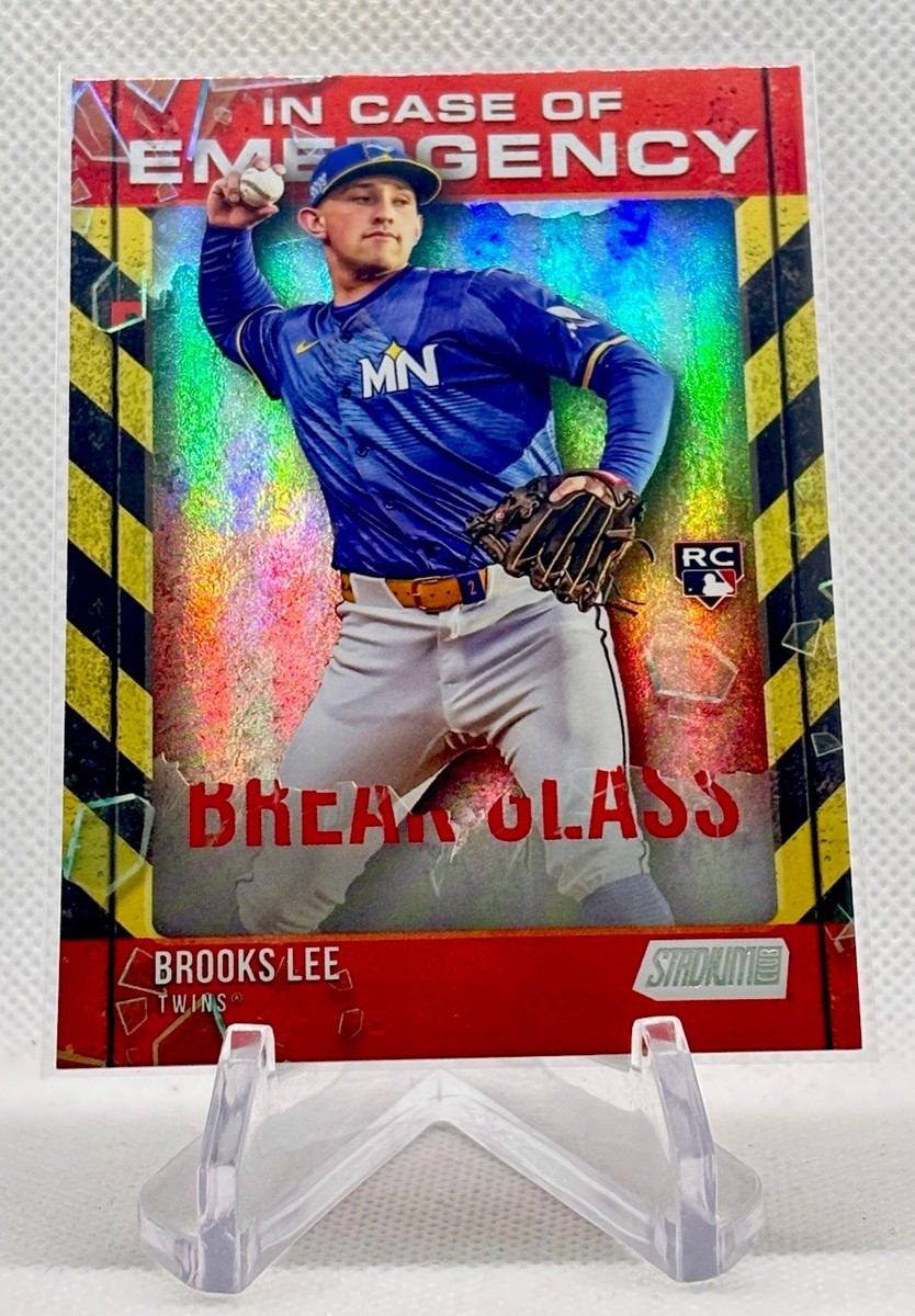 2025 Topps Stadium Club Brooks Lee In Case of Emergency Insert RC