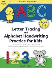 Letter Tracing and Alphabet Handwriting Practice for Kids: Line Tracing Workbook