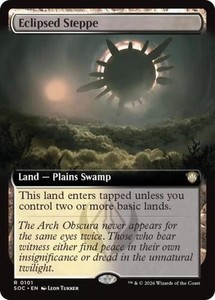 Eclipsed Steppe (Extended Art) #101 Commander: Secrets of Strixhaven