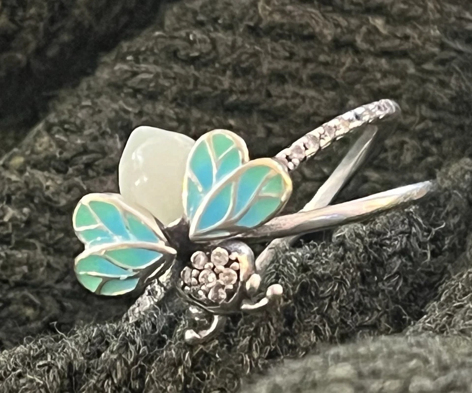 Anillo de dedo luciérnaga de verano original MULA para mujer joyería plata de ley 925 Foto 2 de 2