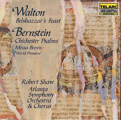 CD Sir William Walton , Leonard Bernstein , Robert Shaw , Atla Belshazzars Fea