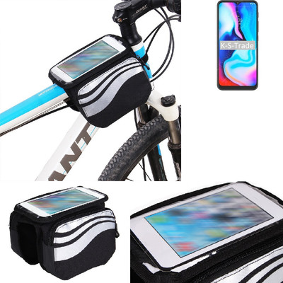 Fahrrad Halterung für Motorola Moto E7 Plus Rahmenhalter Fahrradtasche Rahmenta