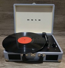 Bush KTS-601 3-Speed Record Player - Grey - Working (Note: Auto-Stop Fault