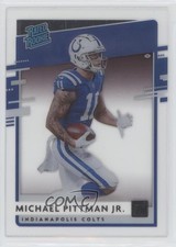 2020 Panini Chronicles Clearly Donruss Rated Rookie Michael Pittman Jr 08rj
