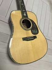 Chitarra acustica naturale personalizzata Martin D-45 Deluxe ristampa piano in legno massello 
