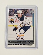 CASEY MITTELSTADT 2018-19 UPPER DECK SERIES YOUNG GUNS ROOKIE CARD #453 SABRES. rookie card picture
