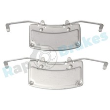 Zubehörsatz Scheibenbremsbelag RAP BRAKES R-U0124 für VW PHAETON 3D1 3D2 3D3 3D4