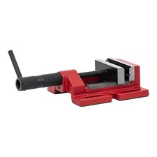 STIER Maschinenschraubstock Backen-B. 100-120 mm Spann-W. 85-110 mm V-Nut