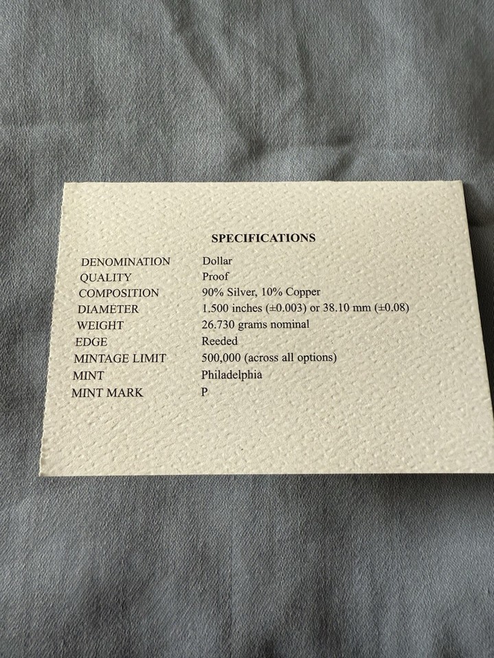 Star-Spangled Banner PROOF Silver Dollar US Mint $1 Coin Box and COA | eBay