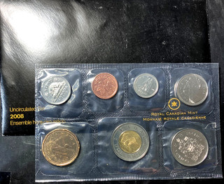 2008 CANADA SET Full Original Package UNC Lot #B11