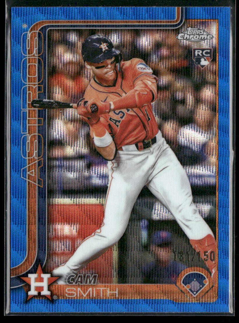 2025 Topps Chrome Update #USC145 Cam Smith Blue Wave Refractors #/150