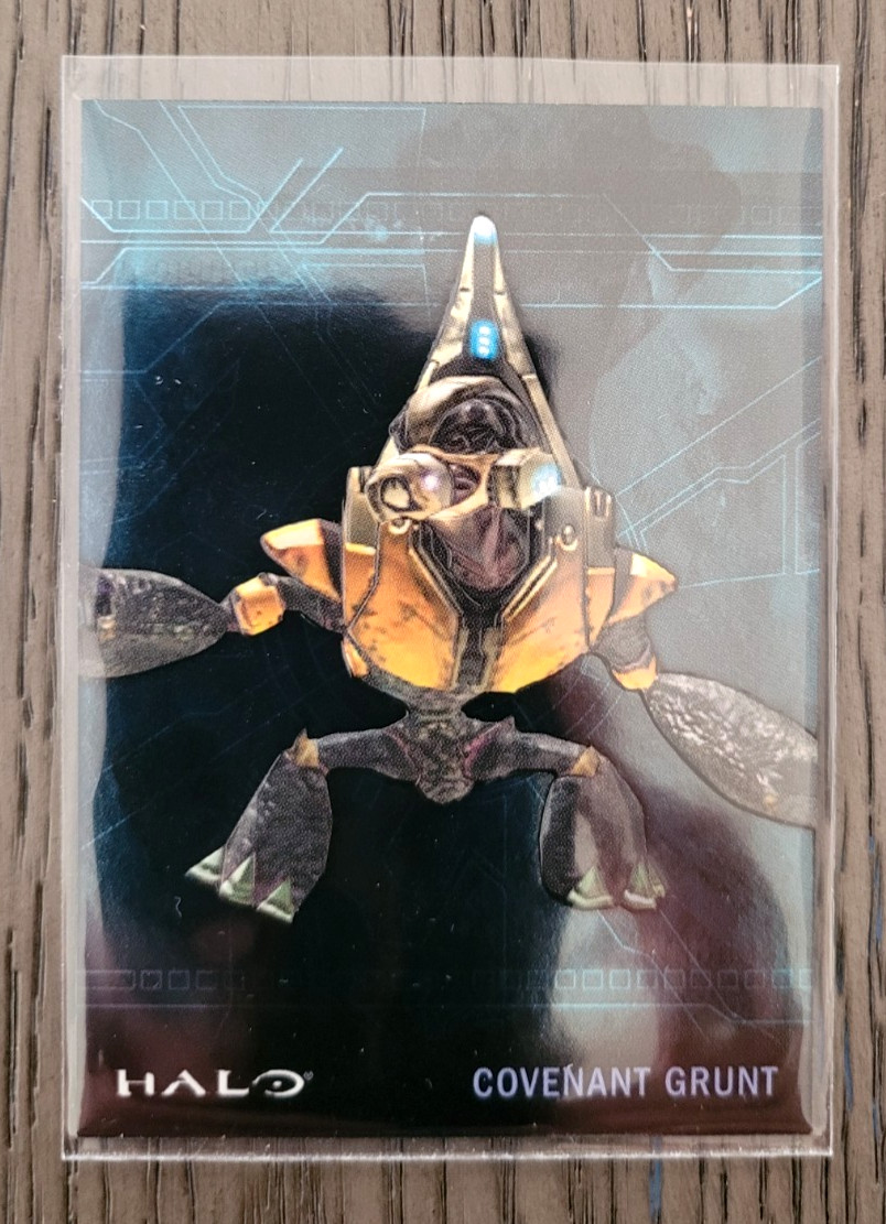 2007 Topps Halo Embossed Foil Card Covenant Grunt 4 of 10 Mint!