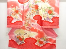 7621195: JAPANESE KIMONO / KIMONO FOR KIDS / SILK / FLORAL CART