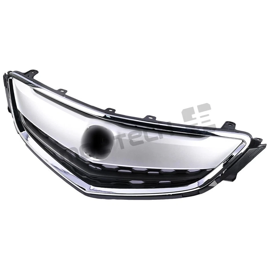 Front Bumper Upper Grille W/Molding For 2015 2016 2017 ACURA TLX - Image 2 of 4