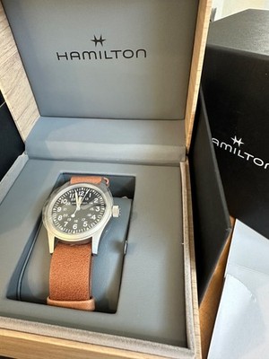 Hamilton Khaki Field Hand Wind Black Dial Men's Watch H69439531