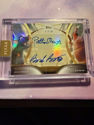 2025 Pixar Gold Dual Auto Remy & Chef Gusteau / Patton Oswalt & Brad Garrett /20