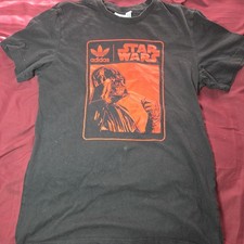 Adidas Star Wars Darth Vader Graphic T Shirt Men's Medium Black Red Tee