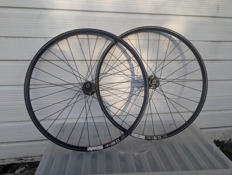 DT Swiss 445D 26in MTB Wheel Set Disc Brake QR Specialized stout hubs