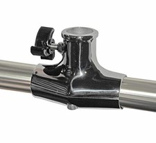 Taylor Made Boat Flag Pole Socket Rail Mount, Stainless Steel for 1/8" to 1