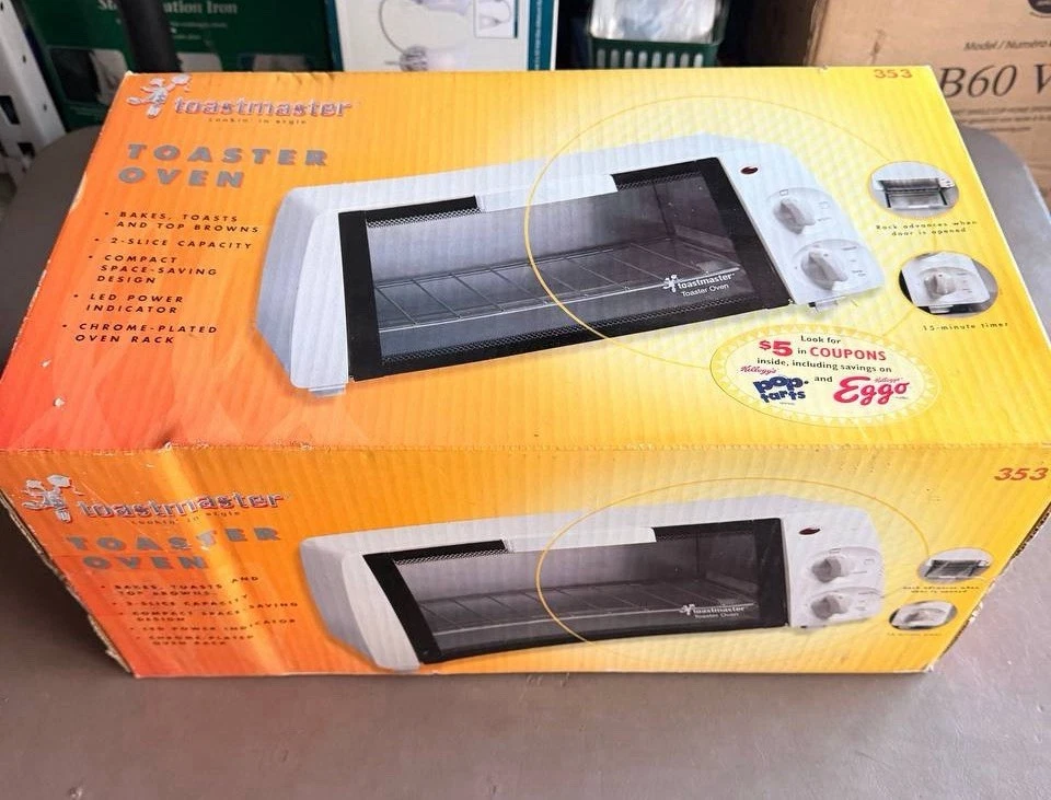 🍞 Toastmaster Toaster Oven – Model 353 – New in Box (Open Box) 🍞