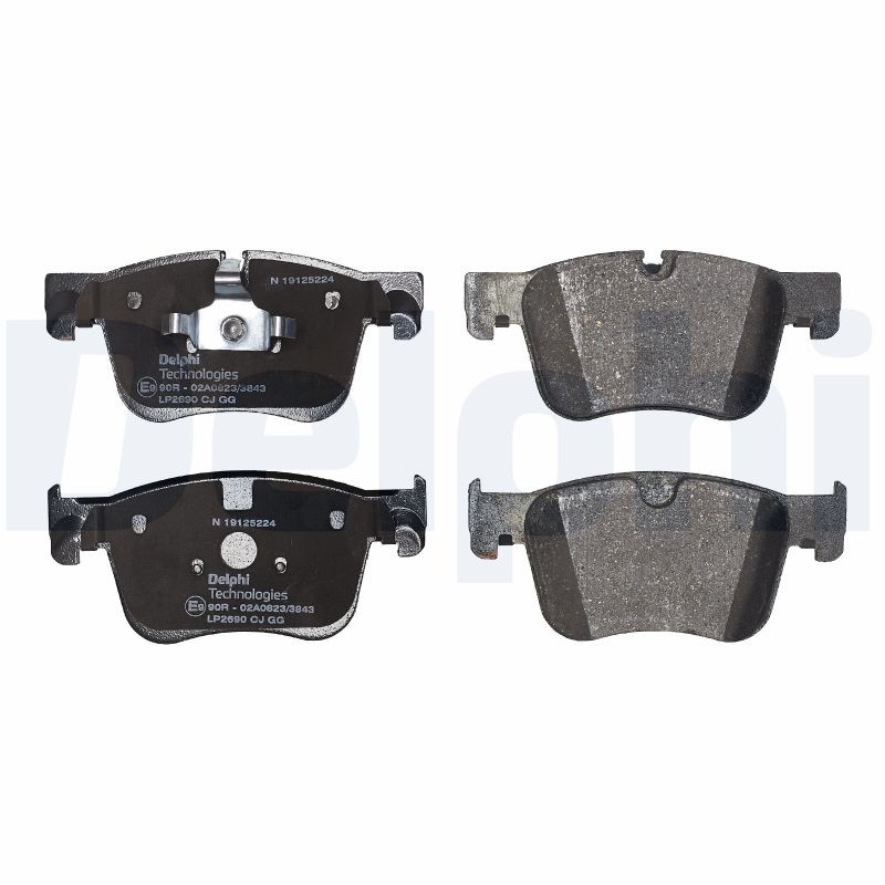 Plaquettes de frein Delphi LP2690 pour frein à disque de voiture