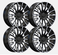 20 Black Machine Replica 14192 Chevy Suburban High Country Replica Wheels 6x5.5