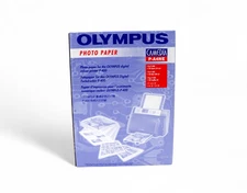 Glossy OLYMPUS Photo Paper P-A4NE for P-400 Series CAMEDIA 100 Sheets A4 Size