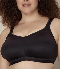 Playtex 18 Hour Active Breathable Comfort Wireless Bra Black 36C 4159