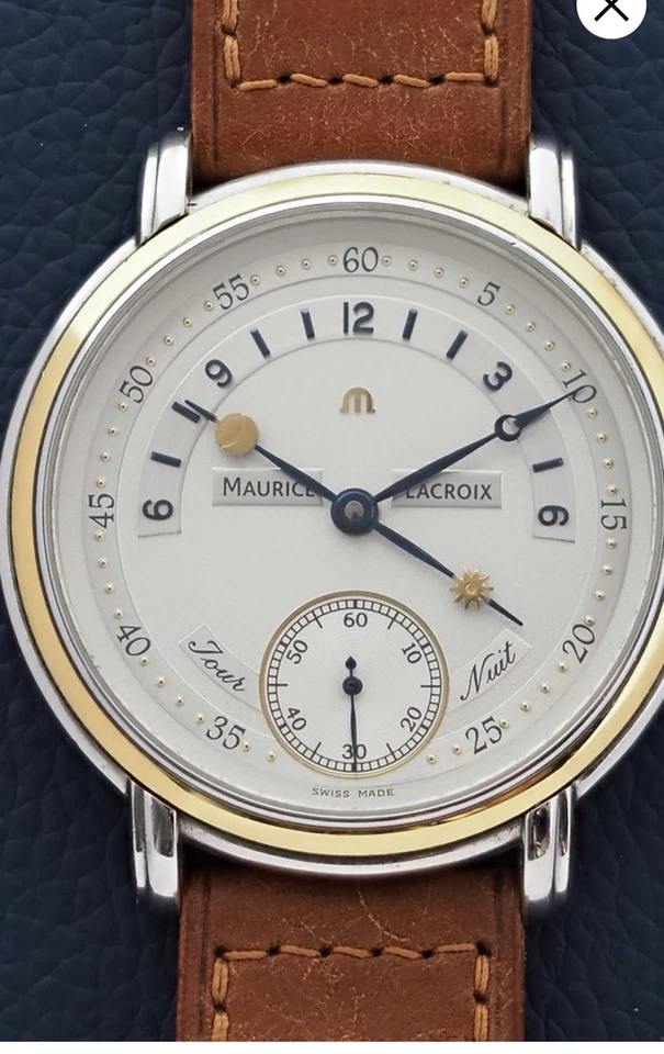 Maurice Lacroix Masterpiece Jour Nuit 18K Yellow Gold And Steel MP7058 - Image 2 of 4