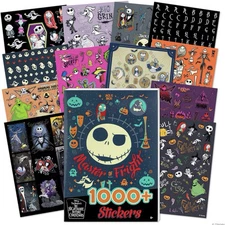 The Nightmare Before Christmas 1,000+ Sticker Book 30 Sheets - Master of Fright