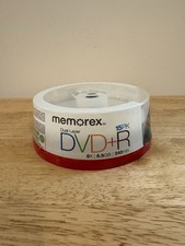 MEMOREX DVD R 8 X 8.5GB 240 Mins 15 Pack Blank DVDs RW Dual Layer