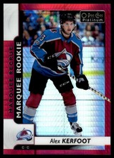 2017-18 O-Pee-Chee Platinum Red Prism Alex Kerfoot Rookie 109/199 Colorado