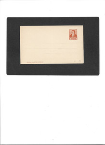 ARGENTINA VINTAGE POSTAL CARD  "H & G 11"   1892 issue    3 CENTAVOS  UNUSED
