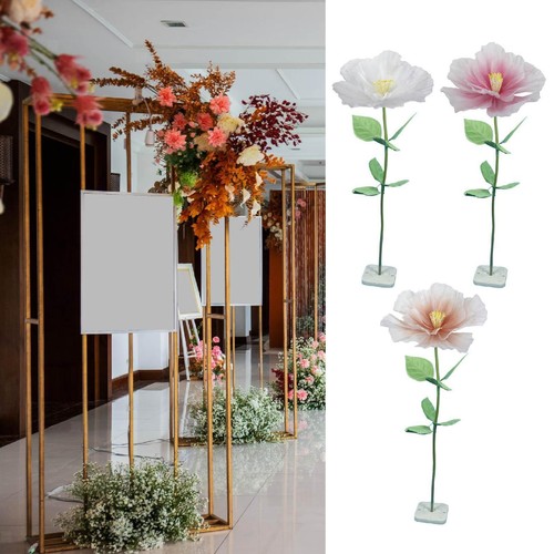 Künstliche Blumen als Tafelaufsatz, Durchmesser 30 cm, realistisches