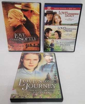 Janette Oke 3 DVD Lot Love Comes Softly Series Lot Triple Feature, Makes 5 Total - Image 1 of 4