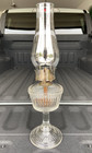 Antique US Glass Duncan Ribbed Band, Pattern Glass Oil Lamp #1 Queen Anne Burner — photo 2