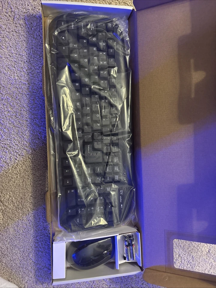 Onn Wireless Keyboard & Mouse Model ONA11H0087 Black 2.4 GHz light damage, works - Image 3 of 4