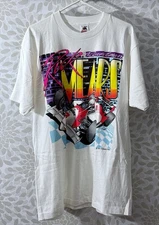 Vintage 90s Fruit Loom Men’s XL Rick Mears Nascar SINGLE STITCH T Shirt Tee