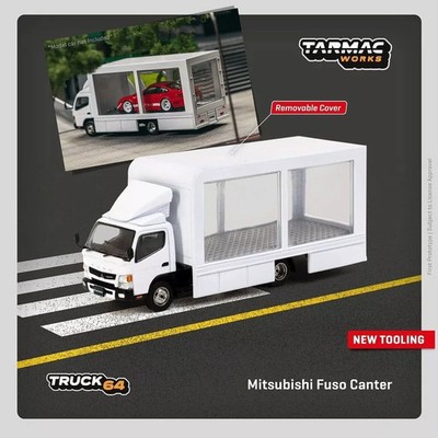 Mini car 164 Mitsubishi Fuso Canter Mobile Display Truck T64T