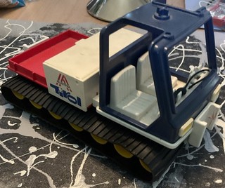 PLAYMOBIL #3696 Snowcat Roller Groomer 1984 Geobra Austria Tirol VTG USED