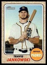 Travis Jankowski 2017 Topps Heritage #241 San Diego Padres 25154 Baseball Card