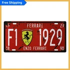 6 x 12 Inches Vintage Ferrari Wall Decor - Durable Tin Sign with Distressed Look