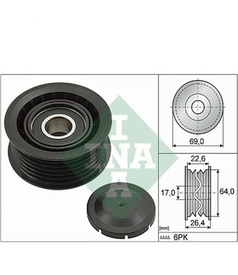 Umlenkrolle Führungsrolle Keilrippenriemen INA 532 0160 10